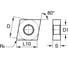 Пластина токарная CNMG120412-MM NRG20M 10 шт NORGAU 020019304 2