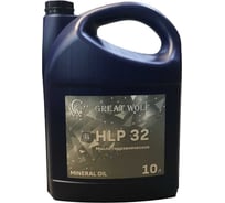 Масло гидравлическое HLP 32 Mineral Oil 10 л Great Wolf GWM-032/10