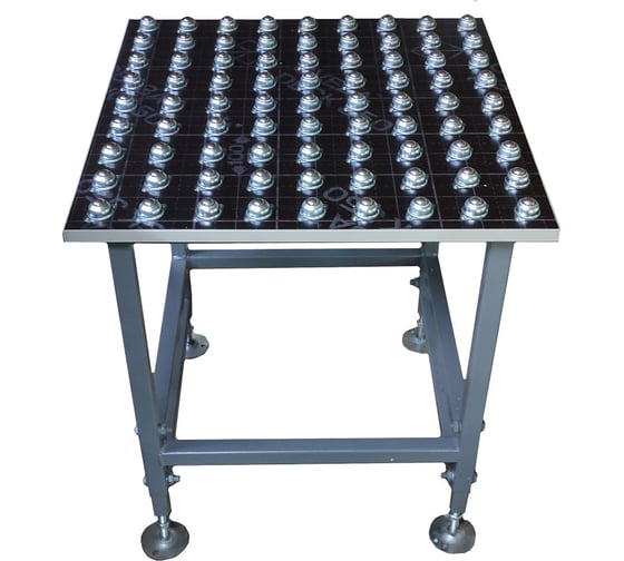 Шариковый стол 600x600 мм, Н-650-1100, 81 шар, г/п 400 кг ООО СЗЦМ 00-00003706