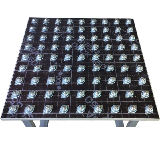 Шариковый стол 600x600 мм, Н-650-1100, 81 шар, г/п 400 кг ООО СЗЦМ 00-00003706