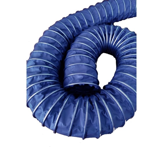 Воздуховод полимерный СL VINIL 130 мм, 5 м, CLIP, синий TEX 130/5Bl