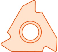 Пластина резьбовая 08IRCA60, APU20, 10 шт АКСИС 00001812327