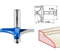 Фигирейная фреза ЗУБР Профессионал №3, 63.5x19 мм 28762-63.5