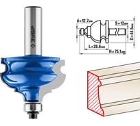 Кромочная фигурная фреза ЗУБР Профессионал №4, 44.5x28.6 мм 28715-44.5