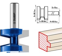 Пазо-шиповая наборная фреза ЗУБР Профессионал 38.1x28.6 мм 28731-38.1-2