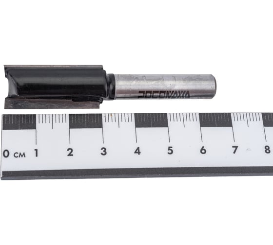 Фреза прямая пазовая серия 1003 (14x30 мм; хвостовик 8 мм) Росомаха 800305