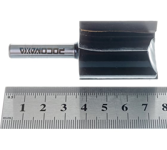 Фреза прямая пазовая серия 1003 (30x40 мм; хвостовик 8 мм) Росомаха 800311