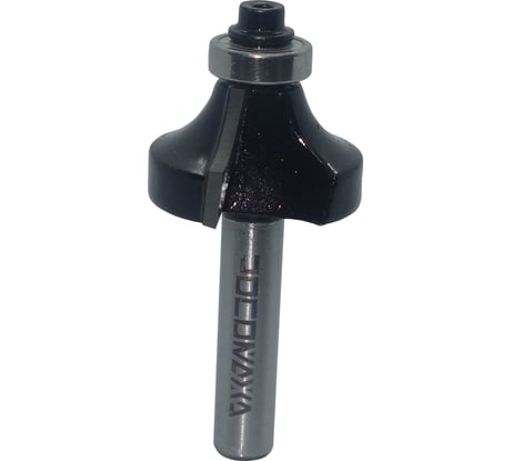 Фреза кромочная калевочная с нижним подшипником серия 1017 (53x25 мм; R20 мм; хвостовик 12 мм) Росомаха 801713