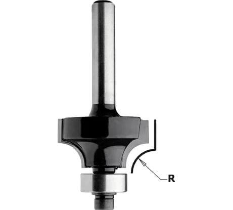 Фреза концевая радиусная с нижним подшипником Contractor (22.2x12.7 мм; R 4.75 мм) CMT K938-222
