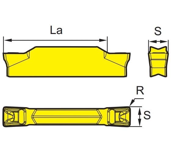 Пластина твердосплавная 10 шт ZCC-CT ZTED02503-MM YB9320