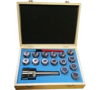 Патрон цанговый MSB5-ER40 КМ5, DIN228-A, с набором цанг 15 шт (4-26 мм), M20 GRIFF b220346