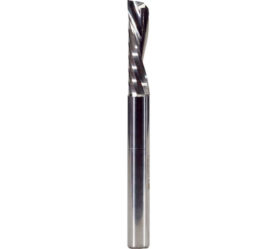 Фреза спиральная s=6 мм, d=6 мм, i=25 мм, l=65 мм, z=1 down cut WOODWORK 196.2565.06 1