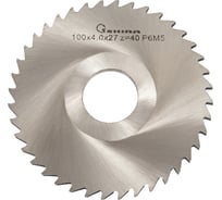 Фреза дисковая (100х4х27 мм; тип 2; ср.з=40; Р6М5) Sekira 32234