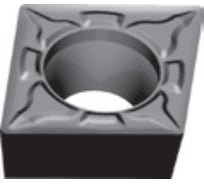 Пластина твердосплавная CCMT060204 10 шт ZCC-CT CCMT060204-EM YBG205