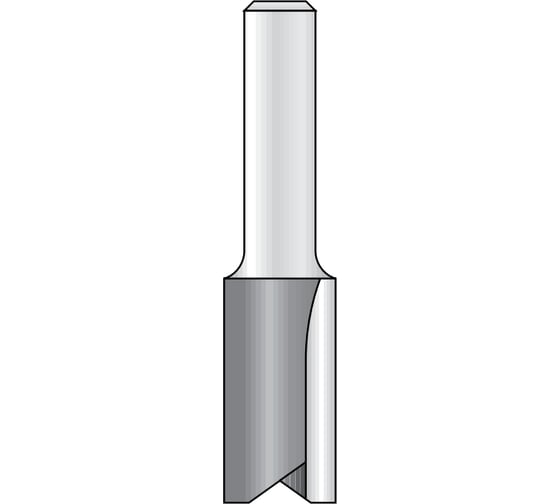 Фреза пазовая (12x25х66 мм; Z2; хвостовик 12 мм) Dimar 1070469 1