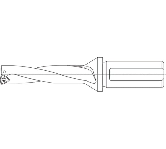 Сверло корпусное KCD180-4D-S25-WC03H13 ACCKee db00432