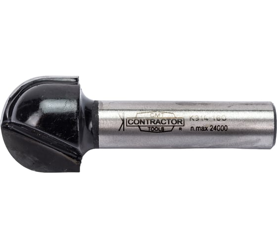 Фреза пазовая радиусная Сontractor (15.8х9.5 мм; R 7.9 мм; S 8 мм; HW) CMT K914-160