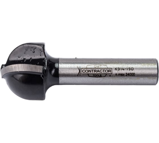 Фреза пазовая радиусная Сontractor (19x11 мм; R 9 мм; S 8 мм) CMT K914-190 1