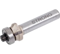 Фреза кромочная калевочная с нижним подшипником стф-1017 16x5 мм, R1.5 мм, хв-к 8 мм Strong стф-10171605