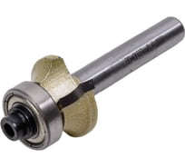 Фреза кромочная калевочная с нижним подшипником стф-1017 19x6 мм, R3.0 мм, хв-к 6 мм Strong стф-10170019