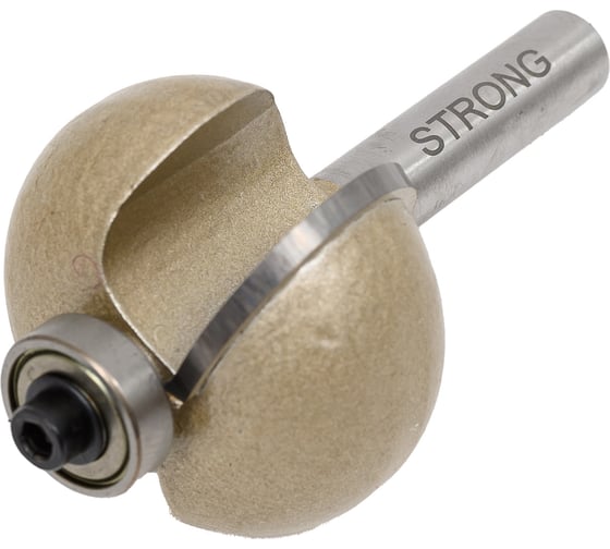 Фреза кромочная с нижним подшипником стф-1015 38x24 мм, хв-к 8 мм Strong стф-10150038 1