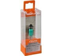 Фреза кромочная калевочная с подшипником 12.7 мм, DxHxL 16x16x60 мм, хв-к 8 мм Sturm RB09-081616