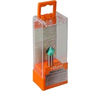 Фреза пазовая V-образная DxHxL 14x10x45 мм, хв-к 8 мм Sturm RB04-081014