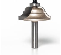 Фреза кромочная фигурная с нижним подшипником стф-2001 33х12 мм, R4 мм, хв-к 8 мм Strong стф-20010033