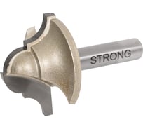 Фреза пазовая фасонная стф-2051 36х20 мм, R8 мм, хв-к 8 мм Strong стф-20510036