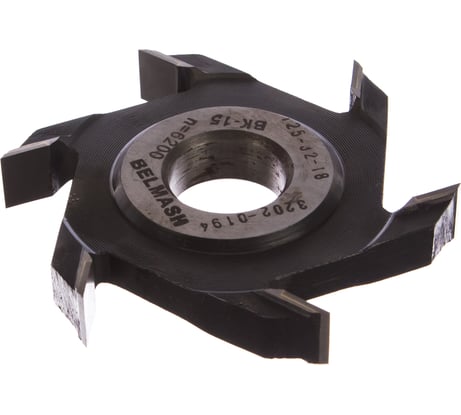 Фреза пазовая дисковая по дереву (125х32х18 мм; Z6) Белмаш RF0034A