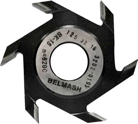 Фреза пазовая дисковая по дереву (125х32х16 мм; Z6) Белмаш RF0032A