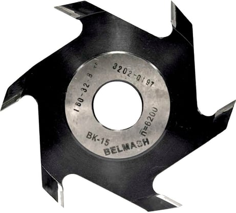Фреза пазовая дисковая по дереву (160х32х8 мм; Z6) Белмаш RF0042A
