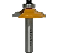 Фреза кромочная фигурная с нижним подшипником стф-2106 33х8 мм, R4 мм, хв-к 8 мм Strong стф-21060008