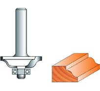 Фреза кромочная фигурная с нижним подшипником стф-2104 38х10 мм, R6 мм, хв-к 8 мм Strong стф-21040038