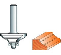 Фреза кромочная фигурная с нижним подшипником стф-2103 40х12 мм, R6 мм, хв-к 8 мм Strong стф-21030040