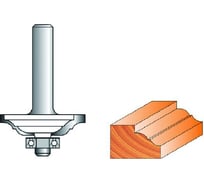 Фреза кромочная фигурная с нижним подшипником стф-2101 50х12 мм, R8 мм, хв-к 8 мм Strong стф-21010050