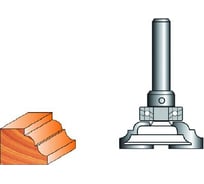 Фреза кромочная калевочная с верхним подшипником стф-2301 46х16 мм, R6 мм, хв-к 8 мм Strong стф-23010046