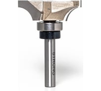 Фреза кромочная калевочная с верхним подшипником стф-2307 46х16 мм, R10 мм, хв-к 8 мм Strong стф-23070046