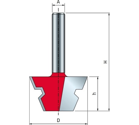 Фрезы для сращивания (2 шт; 37.3х22.2 мм; хвостовик 8 мм) FREUD PRO 99-04308