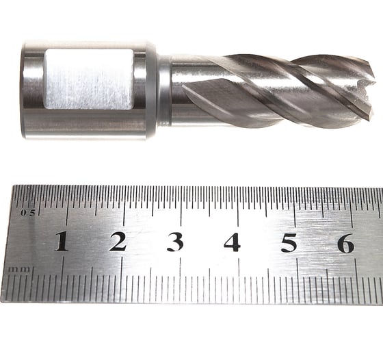 Сверло по металлу корончатое Weldon 19 мм HSS-Co (14х30х55 мм) D.BOR 474140102D