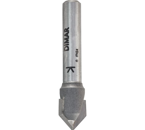 Фреза V паз (31.8x25.4х63.5 мм; 90 гр; хвостовик 12 мм) Dimar 1050229 1