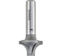 Фреза радиусная V врезная R6.3 (19.1x12.7х51 мм; хвостовик 12 мм) Dimar 1170019