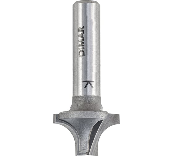 Фреза радиусная V врезная R6.3 (19.1x12.7х51 мм; хвостовик 12 мм) Dimar 1170019