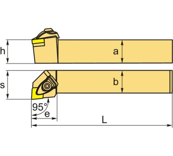 Резец токарный DCLNR 4040 R19 SANT 4603390582284