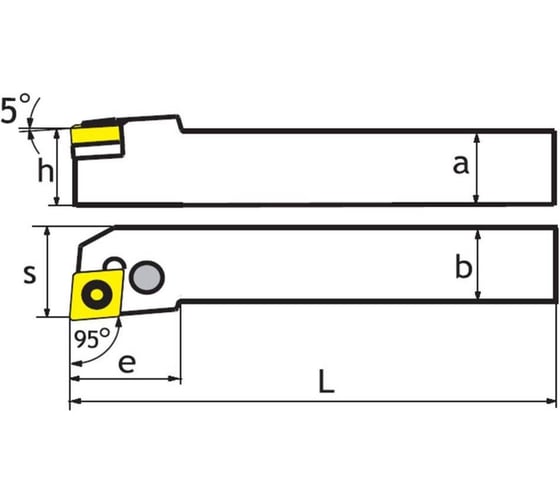 Резец токарный PCLNR 4040 S19 SANT 4603390582345