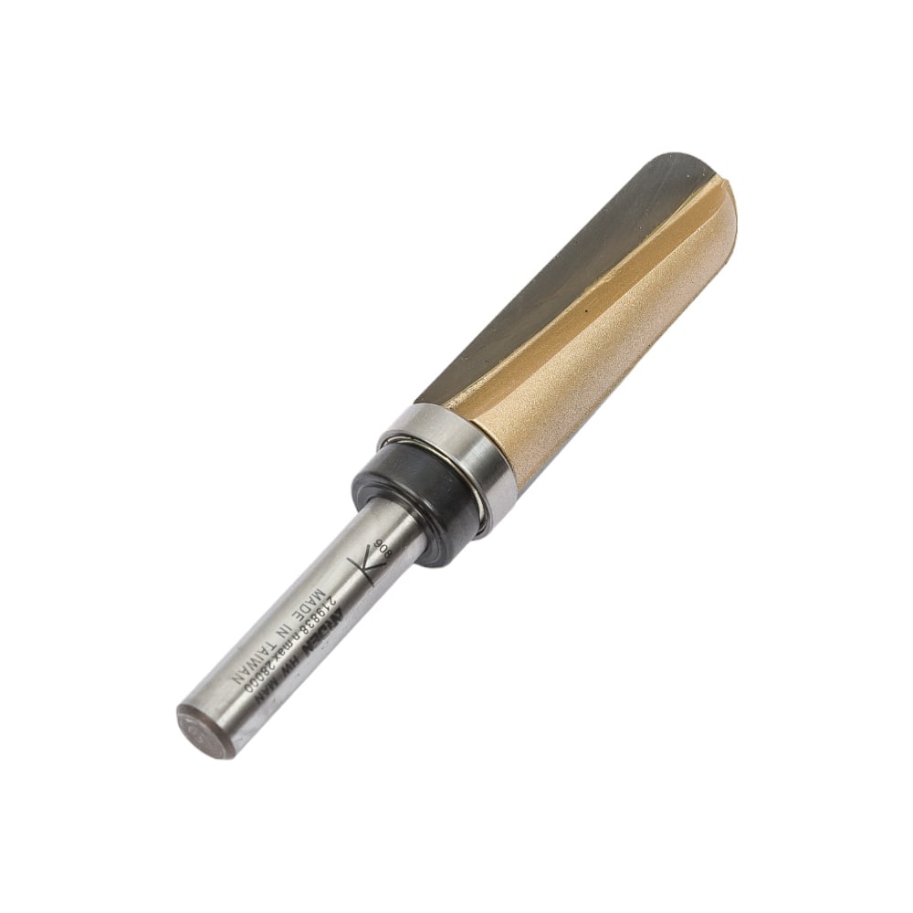 Фреза пальчиковая с верхним подшипником (R 8 мм, 16x50 мм, хвостовик 8 ...