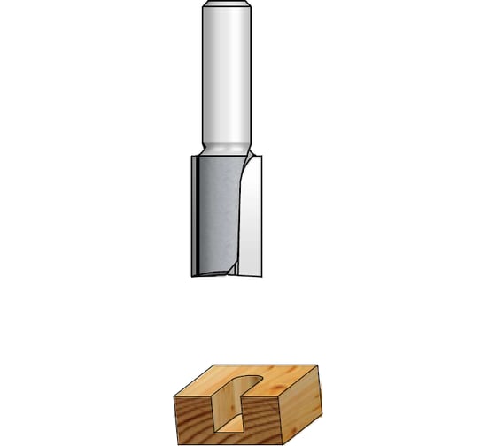 Фреза пазовая (19х51 мм; Z2; хвостовик 12 мм) WPW P281902