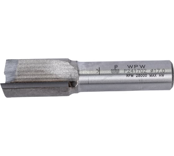 Фреза пазовая (17х25 мм; Z2; хвостовик 12 мм) WPW P241702