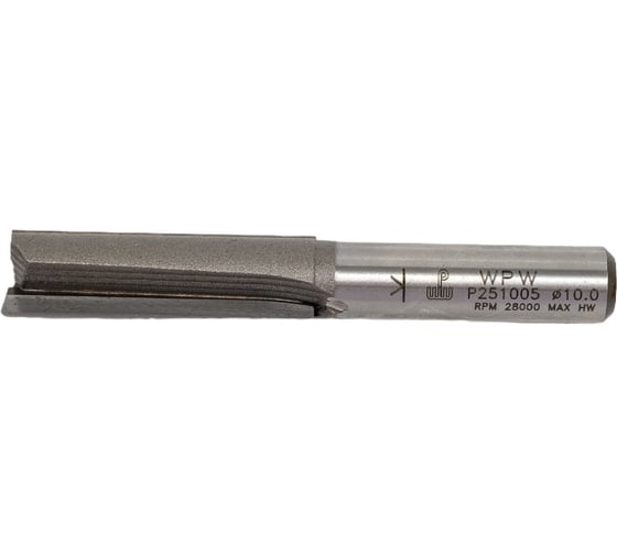 Фреза пазовая (10х32 мм; Z2; хвостовик 8 мм) WPW P251005