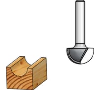 Фреза галтель R8 (16х9.5 мм; хвостовик 8 мм) WPW RB16005